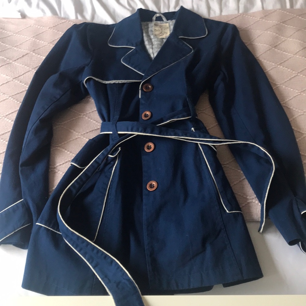 Blue Trench Coat